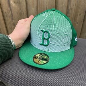 Vintage Embroidered MLB Boston Red Sox Baseball Cap Hat New Era